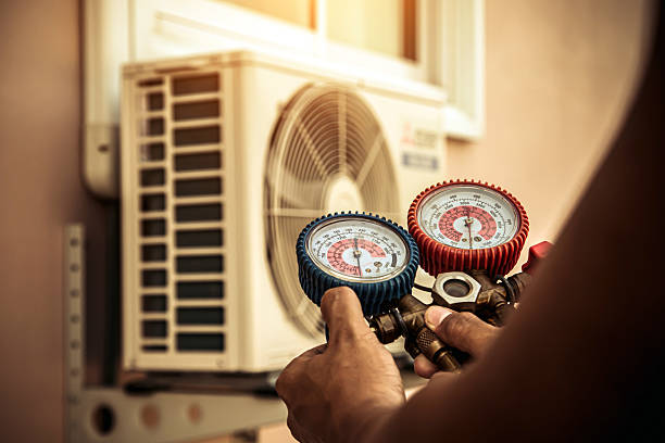Professional Ductwork Repair technician working in Bassett, VA